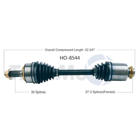 Surtrack Axle Cv Axle Shaft, Ho-8544 HO-8544